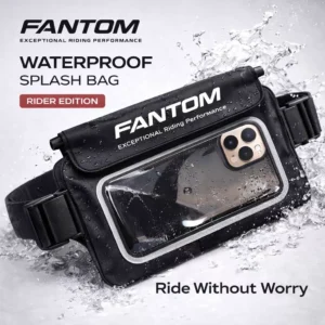 FANTOM SPLASH BAG - 100% kalis air - touchscreen - bag lutsinar - bag kalis air - bag mat motor - ziplock - velcro lock