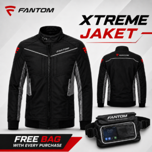 FANTOM XTREM Windproof Windbreaker Jacket – Buy 1, Get a FREE Rider Bag